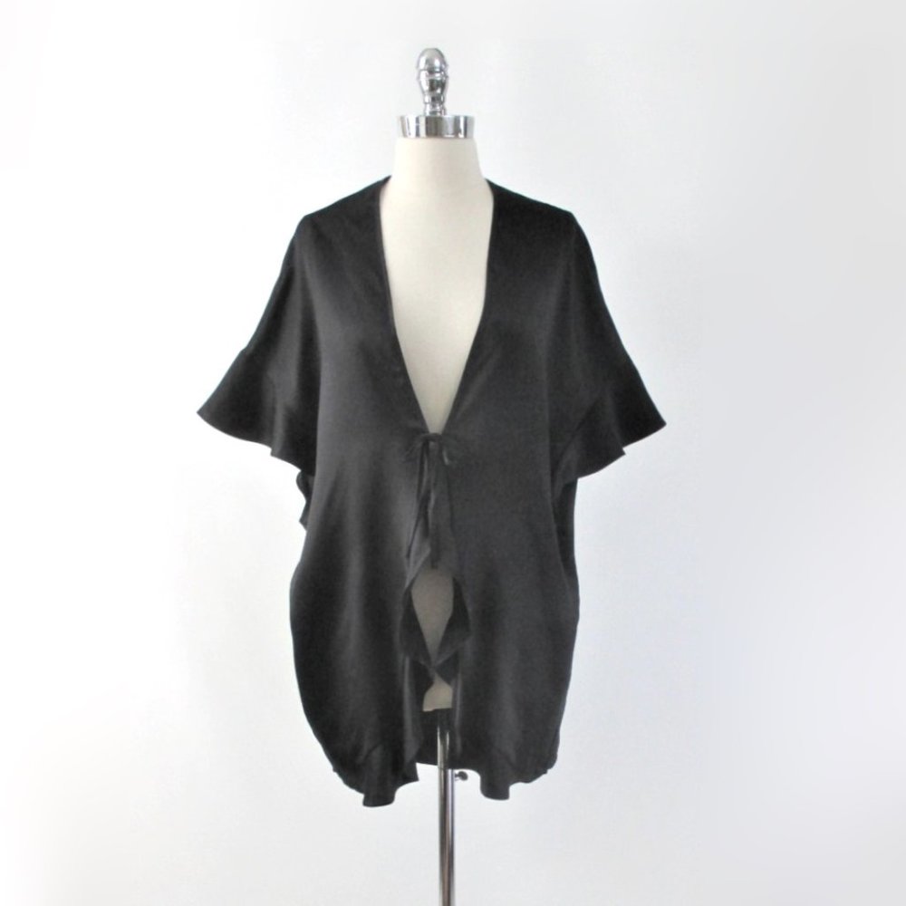 Victoria's Secret Flutter Sleeve Satin Kimono Robe